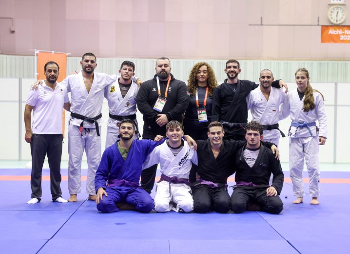 منتخب الجوجيتسو يبدأ تدريباته في ناغويا استعداداً لانطلاق منافساته في الآسياد