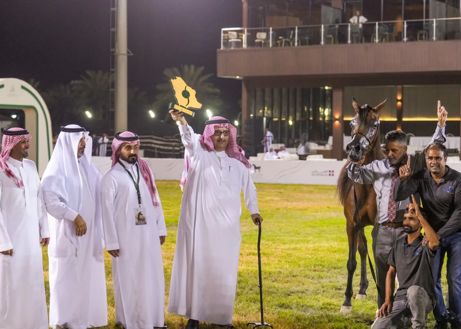 ذهب وبرونز لمربط عذبه في بطولة جمال الخيل العربية الأصيلة