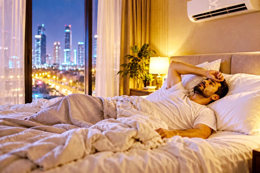 التكييف والنوم.. معادلة الراحة