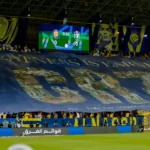 مدرج النصر يدعم رونالدو بتيفو "العظمة تُكتسب"