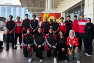 منتخب الكراتيه يغادر إلى بولندا للمشاركة في بطولة العالم للناشئين والشباب وتحت 21 عاماً