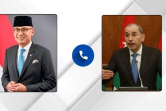 وزير الخارجية يبحث مع نظيره الإندونيسي العلاقات الثنائية والأوضاع الإقليمية