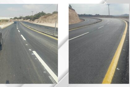 انتهاء المرحلة الثانية من مشروع توسعة طريق اربد – عجلون