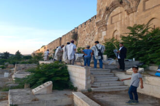 مستوطنون يدنسون مقبرة باب الرحمة المحاذية للمسجد الأقصى​ 